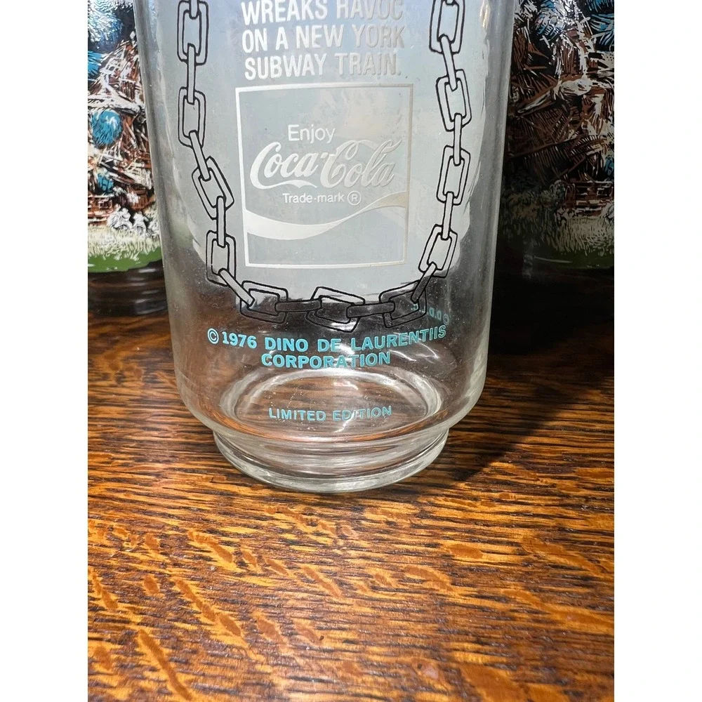 Vintage 1976 King Kong Coca-Cola Glasses Set of 4 Limited Edition Burger Chef
